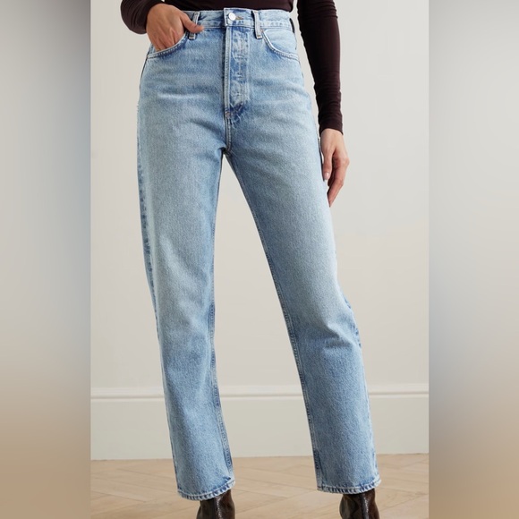 Agolde Denim - Agolde Light Blue 90s pinch waist straight Jeans